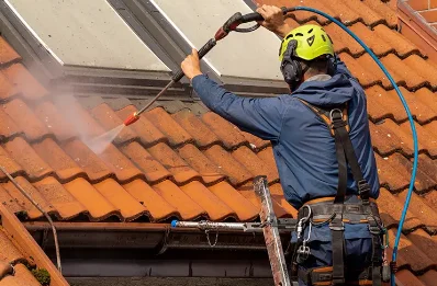 Démoussage et hydrofuge de toiture à Miglos